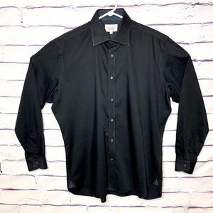 Ted Baker Endurance Men's Black Button Up Long Sleeve Dress Shirt